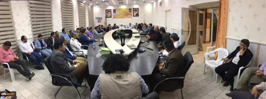 برگزاری جلسه دانشگاه فرهنگیان استان خوزستان با مدیر کل هلال احمر و ستاد مرکزی کمکهای مردمی استان با حضور نماینده مردم اهواز در مجلس شورای اسلامی