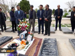 شرکت دانشجو معلمان پردیس امام جعفر صادق(ع) خواهران و جمعی از کارکنان پردیس های خراسان شمالی در مراسم چهلمین روز درگذشت دانشجو معلم عاطفه تقی زاده 2