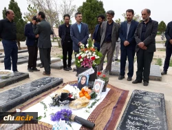 شرکت دانشجو معلمان پردیس امام جعفر صادق(ع) خواهران و جمعی از کارکنان پردیس های خراسان شمالی در مراسم چهلمین روز درگذشت دانشجو معلم عاطفه تقی زاده 2