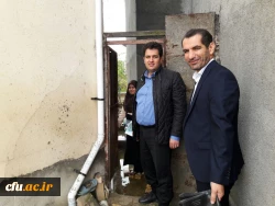 بازدید معاون آموزش و تحصیلات تکمیلی دانشگاه فرهنگیان از مناطق سیل زده استان گلستان 7