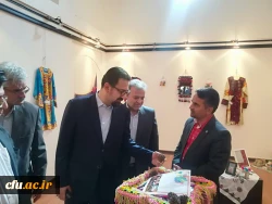 بازدید معاون محترم امور هنری وزارت فرهنگ و ارشاد اسلامی کشور از نمایشگاه صنایع دستی سیستان و بلوچستان در بیرجند 3
