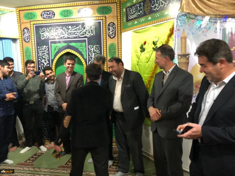 مراسم جشن میلاد با سعادت مهدی موعود(عج) در نمازخانه پردیس شهید رجایی آذربایجان غربی برگزار شد 6