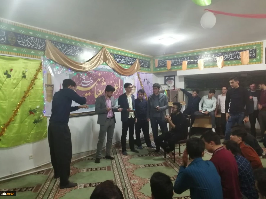 مراسم جشن میلاد با سعادت مهدی موعود(عج) در نمازخانه پردیس شهید رجایی آذربایجان غربی برگزار شد 8