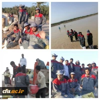 اعزام اردو جهادی دانشجو معلمان دانشگاه فرهنگیان استان فارس در مناطق آسیب دیده از قبیل:شوشتر،اهواز و دارخوین 2