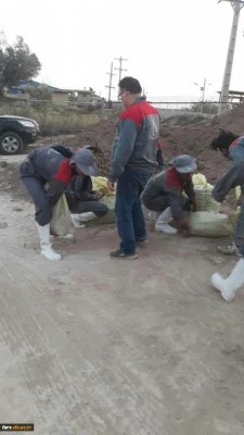 اعزام اردو جهادی دانشجو معلمان دانشگاه فرهنگیان استان فارس در مناطق آسیب دیده از قبیل:شوشتر،اهواز و دارخوین 5