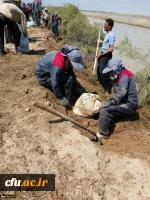 اعزام اردو جهادی دانشجو معلمان دانشگاه فرهنگیان استان فارس در مناطق آسیب دیده از قبیل:شوشتر،اهواز و دارخوین 6
