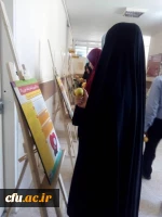 بازدید سرپرست و معاون توسعه منابع و امور دانشجویی پردیس بنت الهدی صدر بوشهر ازبرنامه های هفته سلامت این پردیس 3