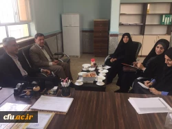 بازدید دکتر جرفی سرپرست مدیریت امور پردیس های استان خوزستان و هیأت همراه از واحدتابعه منطقه آزاد اروند