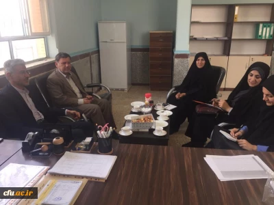 بازدید دکتر جرفی سرپرست امور پردیس های استان خوزستان و هیأت همراه از واحد تابعه منطقه آزاد اروند