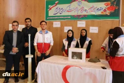 مراسم جشن هفته بزرگداشت مقام معلم و گرامیداشت استاد شهید مرتضی مطهری دانشگاه فرهنگیان خراسان شمالی با هدف کمک مالی به سیل زدگان استان های گلستان، فارس، لرستان، خوزستان و ... برگزار شد. 4