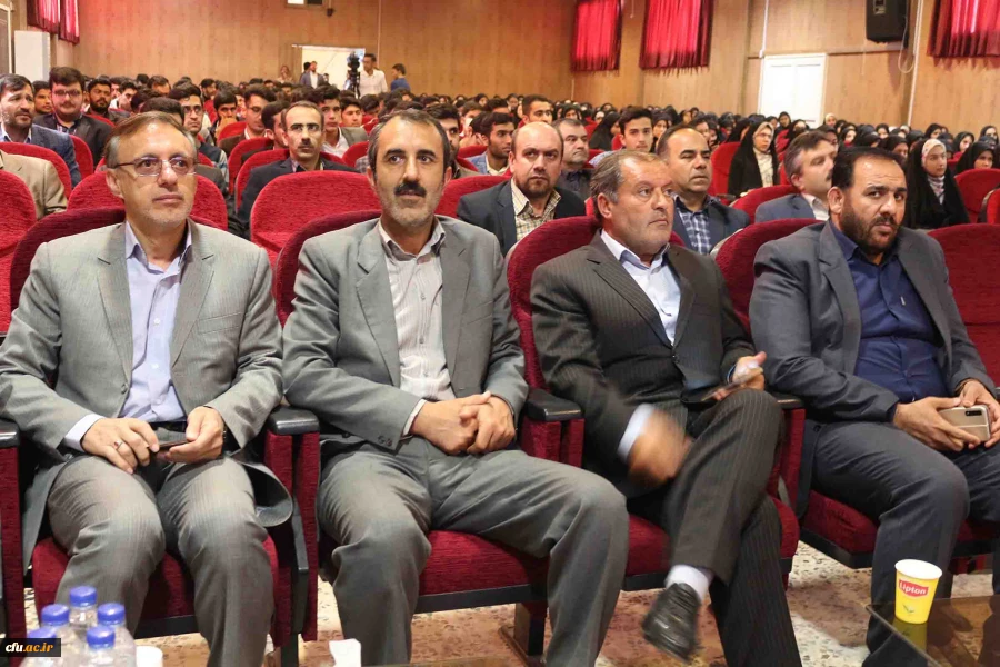 مراسم جشن هفته بزرگداشت مقام معلم و گرامیداشت استاد شهید مرتضی مطهری دانشگاه فرهنگیان خراسان شمالی با هدف کمک مالی به سیل زدگان استان های گلستان، فارس، لرستان، خوزستان و ... برگزار شد. 6