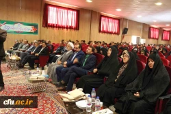 مراسم جشن هفته بزرگداشت مقام معلم و گرامیداشت استاد شهید مرتضی مطهری دانشگاه فرهنگیان خراسان شمالی با هدف کمک مالی به سیل زدگان استان های گلستان، فارس، لرستان، خوزستان و ... برگزار شد. 12