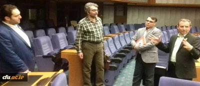 بازدید دکتر علی باقر طاهری نیا معاون پژوهشی و فناوری دانشگاه از محل برگزاری نکوداشت یکصدسال تربیت معلم در ایران و نمایشگاه موزه اسناد و مفاخر تربیت معلم