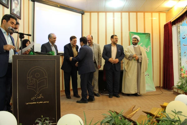 برگزاری مراسم بزرگداشت دهه سرآمدی آموزش با حضور دکتر خنیفر ریاست محترم دانشگاه فرهنگیان در پردیس حضرت معصومه(س) - قم