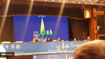 حضور دکتر علی نژاد به عنوان هیئت رئیسه در پنل سیر تاریخی ساختار و برنامه های درسی تربیت معلم