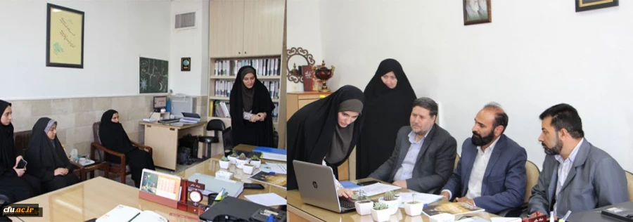 بازدید کارشناسان فرهنگی سازمان مرکزی دانشگاه فرهنگیان از پردیس شهید هاشمی نژاد وارزیابی فعالبت های فرهنگی، هنری این پردیس