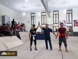 به مناسبت هفته سراهای دانشجویی برگزار شد:

مسابقات کشتی پهلوانی دانشجومعلمان پردیس شهیدان پاکنژاد یزد
 4