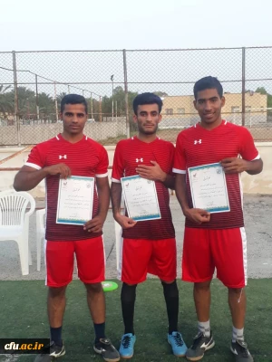 کسب عنوان قهرمانی رشته  فریزبی تیم پردیس شهید بهشتی هرمزگان در المپیاد ورزشی دانشگاه های استان هرمزگان