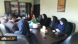 نشست هم اندیشی مدیرکل امور بانوان و خانواده استانداری گلستان با دکتر مازندرانی سرپرست دانشگاه فرهنگیان گلستان 3