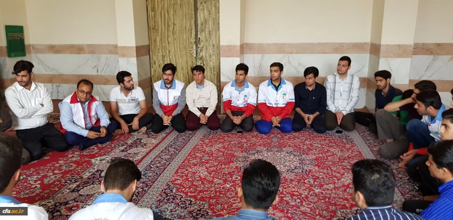 آئین گرامیداشت هفته هلال احمر در پردیس علامه طباطبایی بوشهر برگزار شد 7