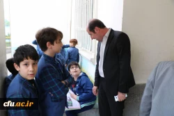 دکتر احد زاده سرپرست مدیریت استانی دانشگاه فرهنگیان بمناسبت هفته سرآمدی آموزش از مدارس مجری طرح کارورزی بازدید بعمل آورد. 4