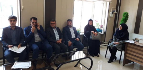 دیدار سرپرست امور پردیس های دانشگاه فرهنگیان استان قزوین به همراه مسئولین آموزش وپرورش استان ازدبستان شرافت 3