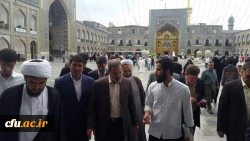حضور رئیس دانشگاه فرهنگیان کشور در کنار مزار شهید هاشمی نژاد در مشهد مقدس 2