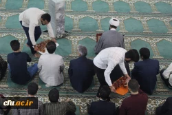 شرکت مسئولان دانشگاه فرهنگیان خراسان رضوی در نماز جماعت و افطار دانشجویان 5