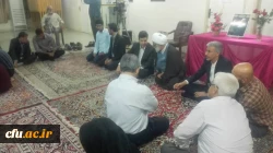 دیدار دکتر جرفی سرپرست مدیریت امور پردیس های استان خوزستان و هیأت همراه با خانواده شهید مدافع حرم (سید داود نریمیسا ) در سالروز تولد شهید