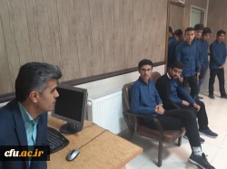 بازدیددانش آموزان دبیرستان علامه جعفری از پردیس شهیدرجایی قزوین به مناسبت طرح روز دانشگاه بدون حصار 8