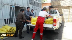 ارسال کمک های غیر نقدی کارکنان، اساتید و دانشجو معلمان پردیس علامه طباطبایی آذربایجان غربی به مناطق سیل زده کشور 2