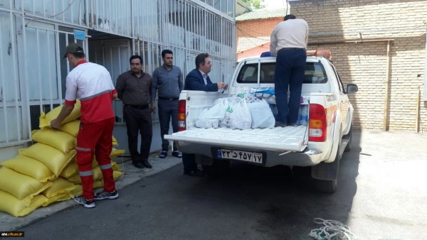 ارسال کمک های غیر نقدی کارکنان، اساتید و دانشجو معلمان پردیس علامه طباطبایی آذربایجان غربی به مناطق سیل زده کشور 3