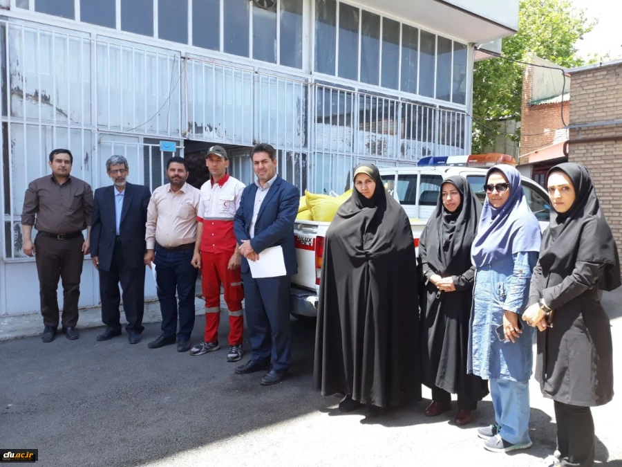 ارسال کمک های غیر نقدی کارکنان، اساتید و دانشجو معلمان پردیس علامه طباطبایی آذربایجان غربی به مناطق سیل زده کشور 4