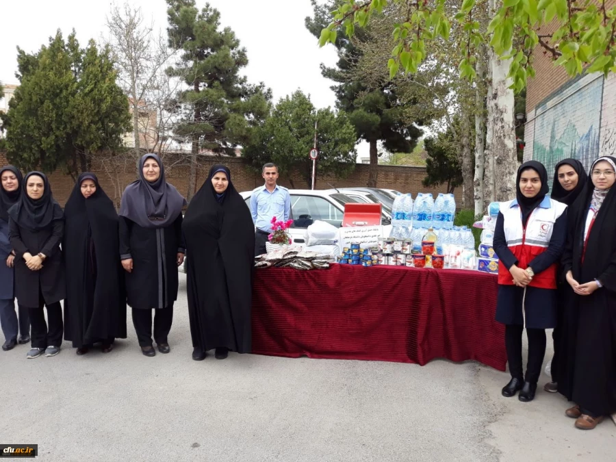 ارسال کمک های غیر نقدی کارکنان، اساتید و دانشجو معلمان پردیس علامه طباطبایی آذربایجان غربی به مناطق سیل زده کشور 6