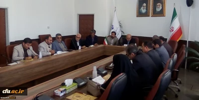 برگزاری جلسه مدیرامور پردیس های استان کرمانشاه با معاون سیاسی امنیتی استانداری