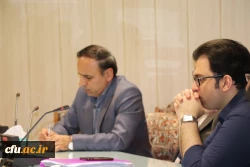 جلسه سرپرست دانشگاه فرهنگیان مازندران با اساتید گروه زبان انگلیسی