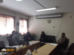 نشست  و دیدار معاون دانشجویی دانشگاه با مدیرکل امور دانشجویان داخل وزارت علوم، تحقیقات و فناوری در ماه مبارک رمضان 2