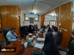 نسشت شورای کارورزی دانشگاه فرهنگیان هرمزگان با حضور مدیر کل آموزش و پرورش استان 3