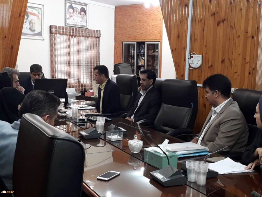 نسشت شورای کارورزی دانشگاه فرهنگیان هرمزگان با حضور مدیر کل آموزش و پرورش استان 6