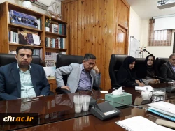 نسشت شورای کارورزی دانشگاه فرهنگیان هرمزگان با حضور مدیر کل آموزش و پرورش استان 7