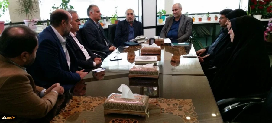 مدیر کل آموزش و پرورش استان در جمع هیئت رئیسه دانشگاه فرهنگیان آذربایجان شرقی