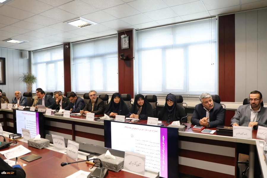 نشست مشترک اعضای کمیسیون آموزش و تحقیقات مجلس شورای اسلامی با هیات رئیسه دانشگاه فرهنگیان 3