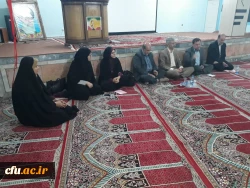 نشست دکتر جرفی ،سرپرست مدیریت امور پردیس های استان خوزستان با دانشجو معلمان در ماه مبارک رمضان