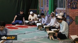 محفل انس با قرآن کریم در نمازخانه شهدای پردیس آیت الله خامنه ای گرگان برگزار شد. 3
