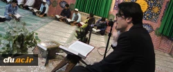 محفل انس با قرآن کریم در نمازخانه شهدای پردیس آیت الله خامنه ای گرگان برگزار شد. 2