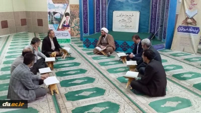 برگزاری مراسم جزءخوانی قرآن در پردیس شهید مقصودی همدان