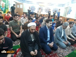 برگزاری نماز جماعت و افطاری مدیریت استانی با دانشجو معلمان اندیمشک وجلسه پرسش و پاسخ با دانشجویان