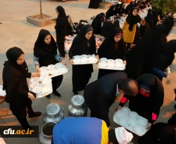 ضیافت افطار دانشجومعلمان پردیس فاطمه الزهرا(س) تبریز