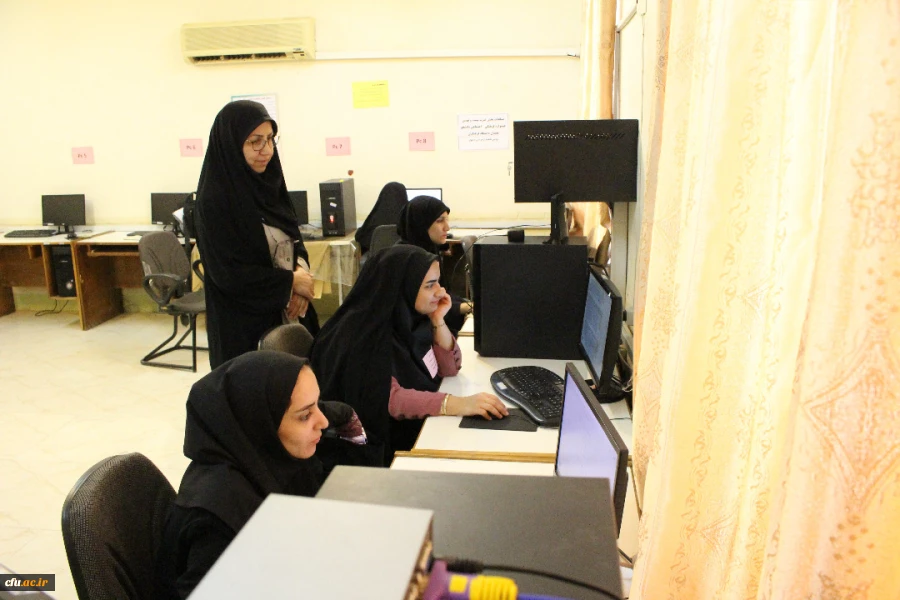 برگزاری آزمون آنلاین کشوری بیست و نهمین جشنواره فرهنگی واجتماعی دانشجو معلمان در پردیس فاطمه الزهرا (س) اهواز