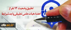 معاونت طرح و برنامه و توسعه منابع اعلام کرد:

12 پرونده احکام تطبیق اعضاء هیئت علمی ممهور به مهر وزارت علوم شد 2